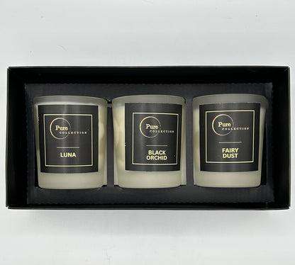 Trio Collection – Luxury Scented Candle Set | Soy Wax | Handcrafted Home Fragrance