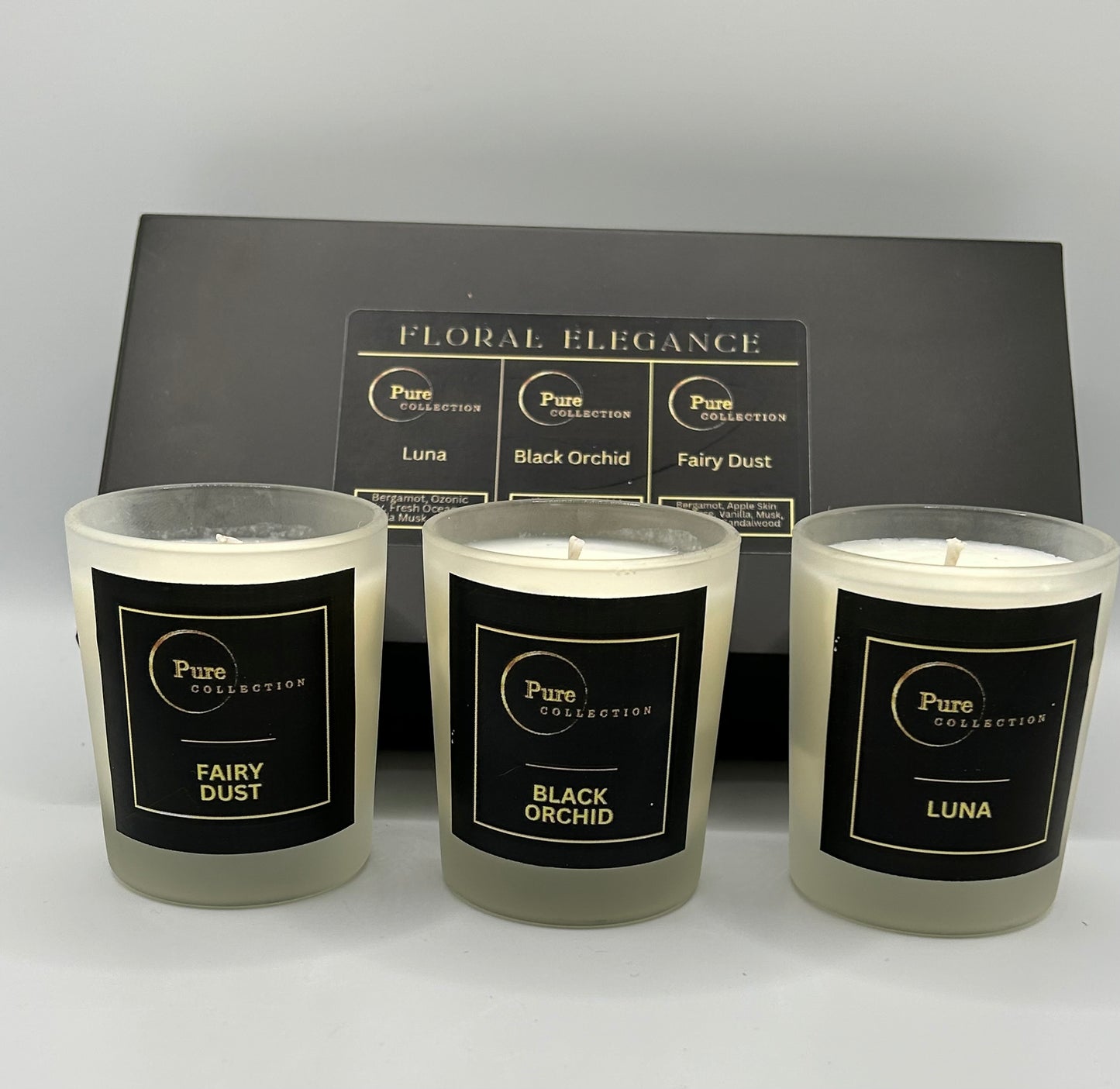 Trio Collection – Luxury Scented Candle Set | Soy Wax | Handcrafted Home Fragrance