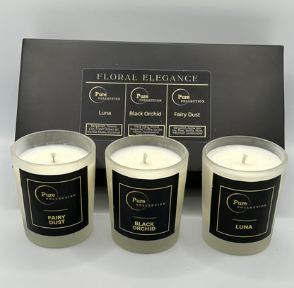 Trio Collection – Luxury Scented Candle Set | Soy Wax | Handcrafted Home Fragrance