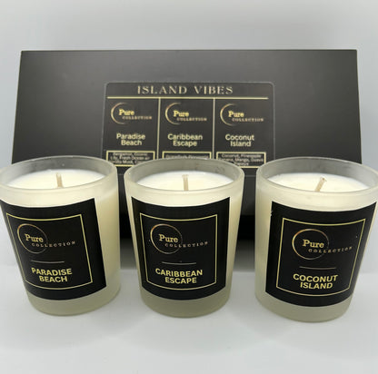 Trio Collection – Luxury Scented Candle Set | Soy Wax | Handcrafted Home Fragrance