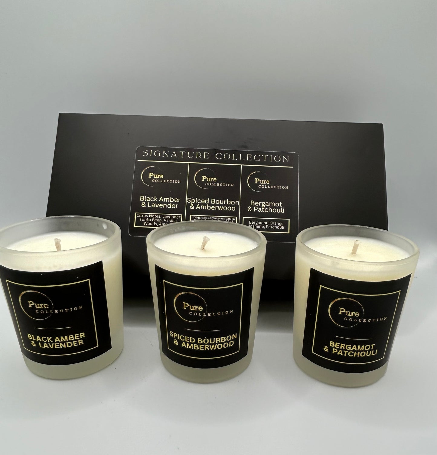 Trio Collection – Luxury Scented Candle Set | Soy Wax | Handcrafted Home Fragrance